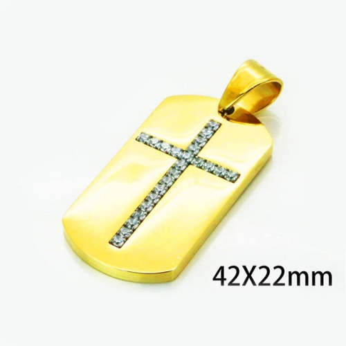 Wholesale Stainless Steel 316L Religion Pendants NO.#BC13P0312HIB