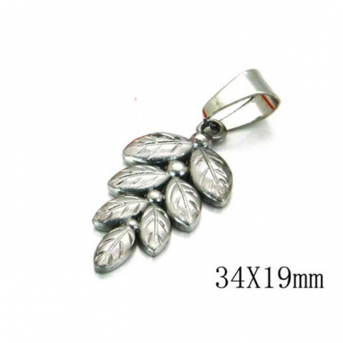 Wholesale Stainless Steel 316L Tree Shape Pendants NO.#BC54P0158KU