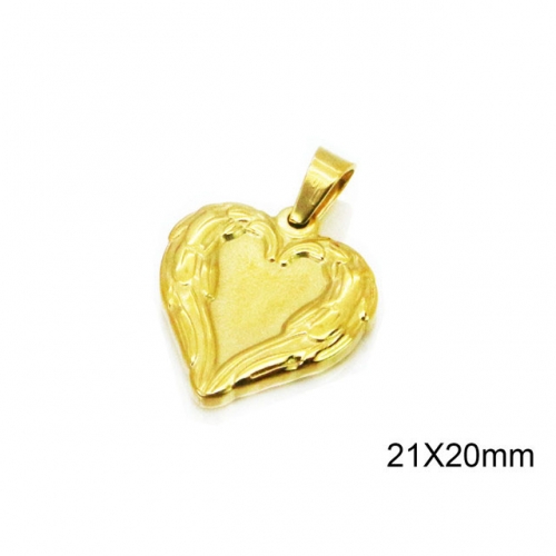 Wholesale Stainless Steel 316L Lover Pendants NO.#BC12P0754IL