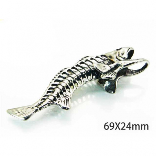 Wholesale Stainless Steel 316L Skull Pendants NO.#BC22P0588HKF