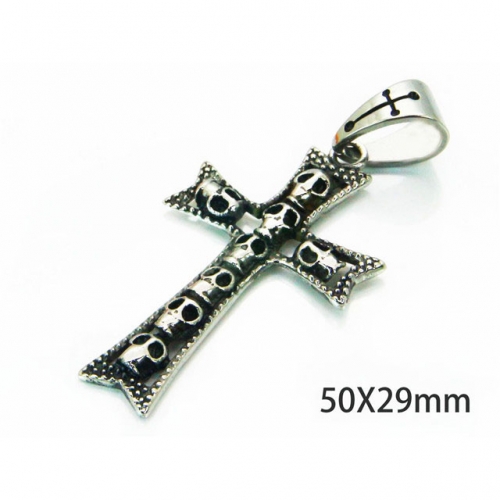 Wholesale Stainless Steel 316L Skull Pendants NO.#BC22P0563HIE