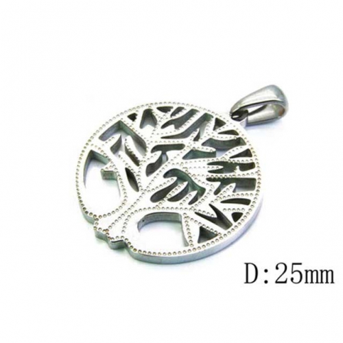 Wholesale Stainless Steel 316L Tree Shape Pendants NO.#BC70P0195KZ