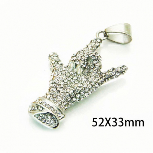 Wholesale Stainless Steel 316L Religion Pendants NO.#BC13P0618HME