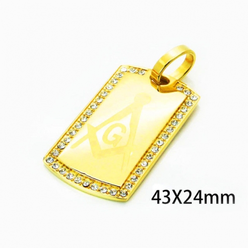 Wholesale Stainless Steel 316L Religion Pendants NO.#BC13P0310HJL