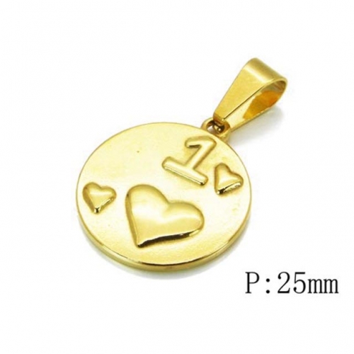 Wholesale Stainless Steel 316L Lover Pendants NO.#BC54P0040KS