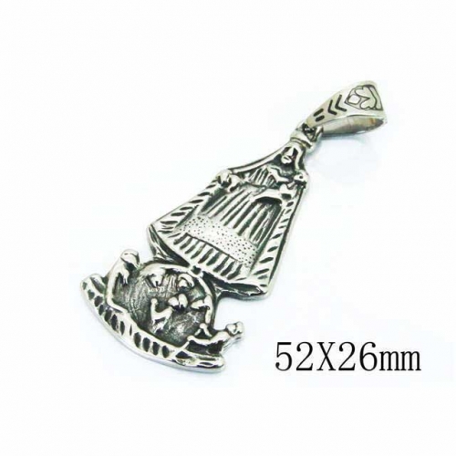 Wholesale Stainless Steel 316L Religion Pendants NO.#BC22P0762HIT