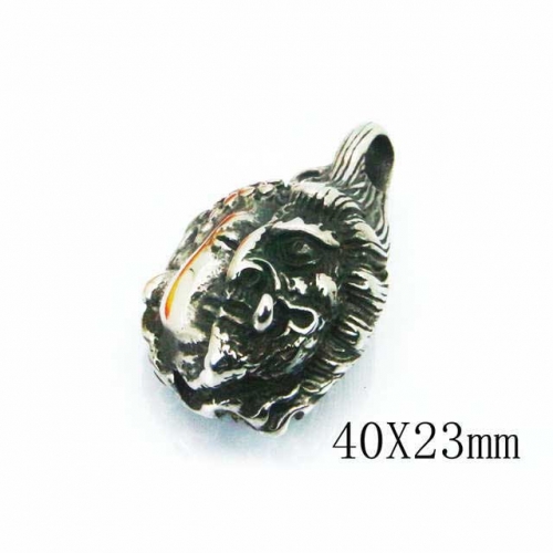 Wholesale Stainless Steel 316L Skull Pendants NO.#BC22P0757HJE