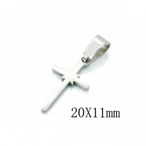 Wholesale Stainless Steel 316L Cross Pendants NO.#BC70P0587HLY