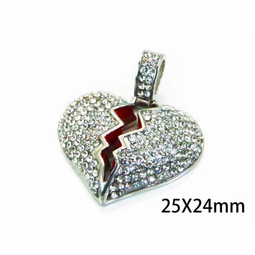 Wholesale Stainless Steel 316L Lover Pendants NO.#BC13P0761HPZ