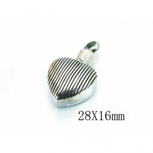 Wholesale Stainless Steel 316L Lover Pendants NO.#BC28P0144NR