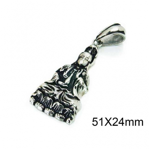 Wholesale Stainless Steel 316L Religion Pendants NO.#BC28P0034OR