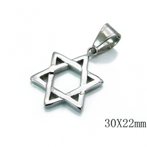 Wholesale Stainless Steel 316L Star Shape Pendants NO.#BC06P0168OQ