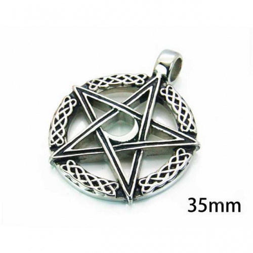 Wholesale Stainless Steel 316L Star Shape Pendants NO.#BC22P0316HIZ