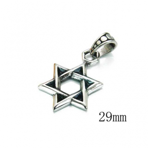 Wholesale Stainless Steel 316L Star Shape Pendants NO.#BC22P0317HJC