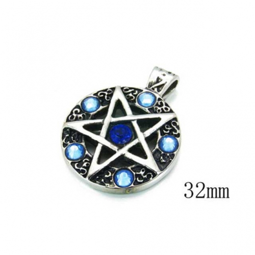 Wholesale Stainless Steel 316L Star Shape Pendants NO.#BC22P0314HKV