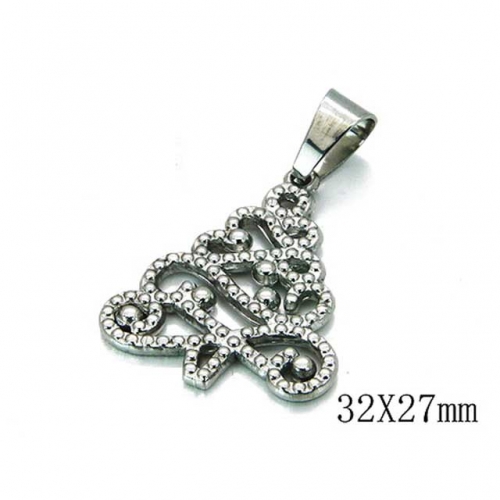 Wholesale Stainless Steel 316L Tree Shape Pendants NO.#BC54P0135LL