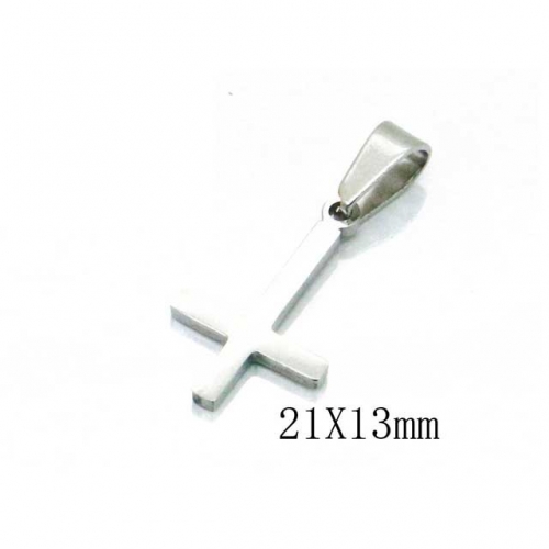 Wholesale Stainless Steel 316L Cross Pendants NO.#BC70P0632HLQ