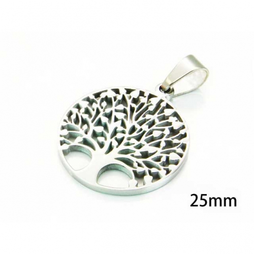 Wholesale Stainless Steel 316L Tree Shape Pendants NO.#BC79P0357ME