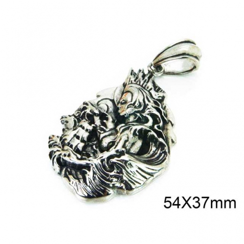 Wholesale Stainless Steel 316L Religion Pendants NO.#BC28P0066OD