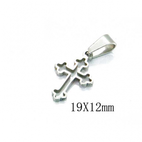 Wholesale Stainless Steel 316L Cross Pendants NO.#BC70P0707HLT