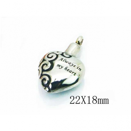 Wholesale Stainless Steel 316L Lover Pendants NO.#BC28P0141NG