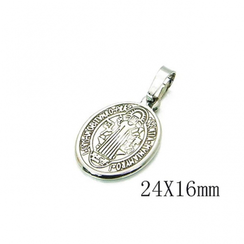 Wholesale Stainless Steel 316L Religion Pendants NO.#BC54P0188IL