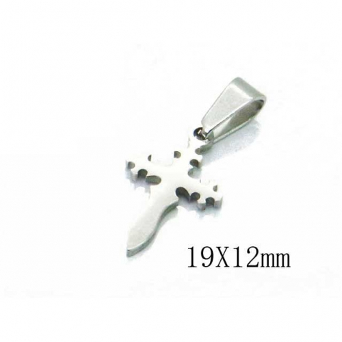 Wholesale Stainless Steel 316L Cross Pendants NO.#BC70P0662HLY