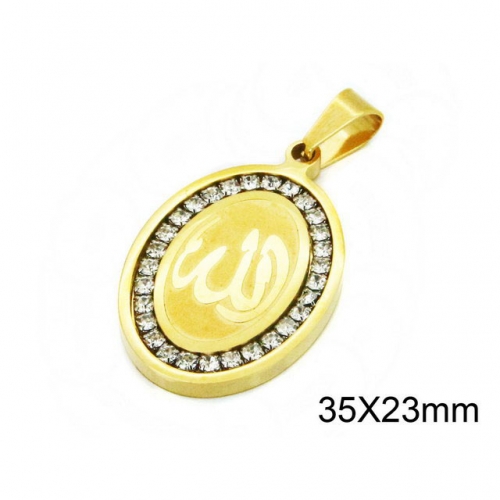 Wholesale Stainless Steel 316L Scripture Series Pendants NO.#BC09P1032NG