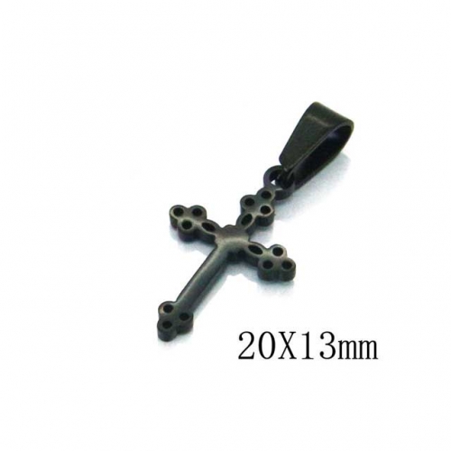 Wholesale Stainless Steel 316L Cross Pendants NO.#BC70P0691IS