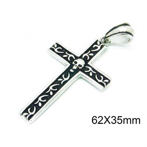 Wholesale Stainless Steel 316L Skull Pendants NO.#BC28P0053NZ