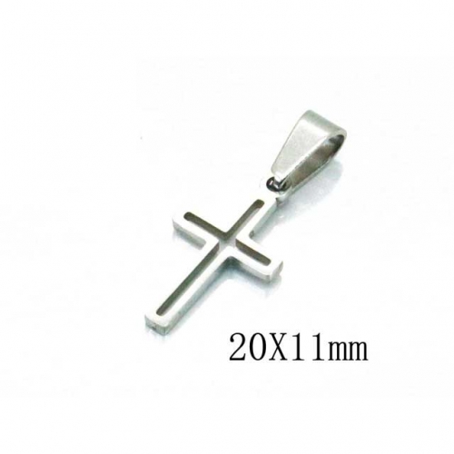 Wholesale Stainless Steel 316L Cross Pendants NO.#BC70P0692HLC