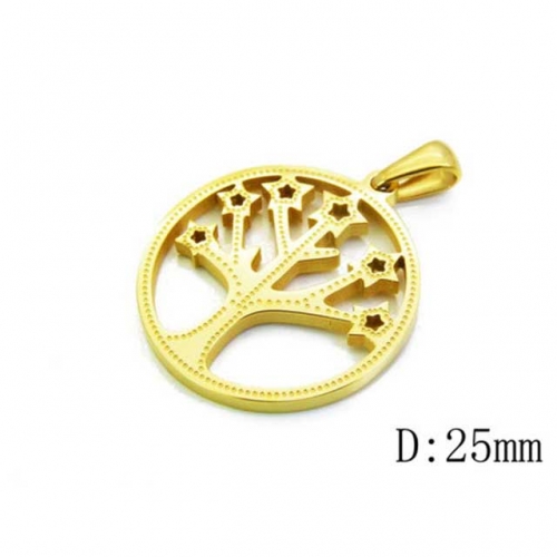 Wholesale Stainless Steel 316L Tree Shape Pendants NO.#BC70P0194LZ