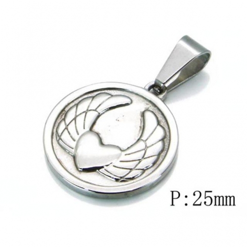 Wholesale Stainless Steel 316L Lover Pendants NO.#BC54P0045JLE