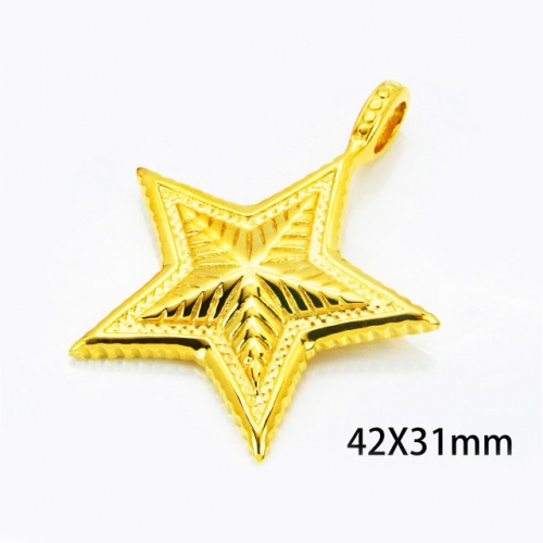 Wholesale Stainless Steel 316L Star Shape Pendants NO.#BC06P0142HZZ