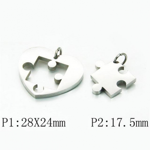 Wholesale Stainless Steel 316L Lover Pendants NO.#BC59P0359LL