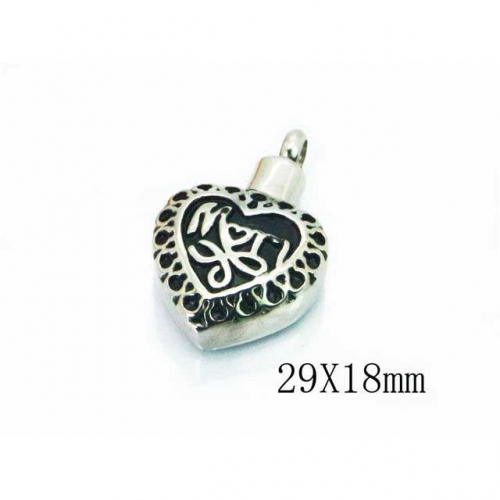 Wholesale Stainless Steel 316L Lover Pendants NO.#BC28P0139NC