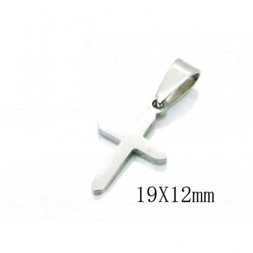 Wholesale Stainless Steel 316L Cross Pendants NO.#BC70P0637HLC