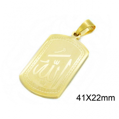 Wholesale Stainless Steel 316L Scripture Series Pendants NO.#BC09P1023KD