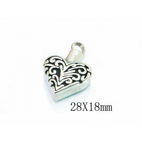 Wholesale Stainless Steel 316L Lover Pendants NO.#BC28P0140NF