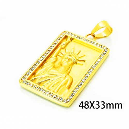 Wholesale Stainless Steel 316L Religion Pendants NO.#BC13P0298HJL