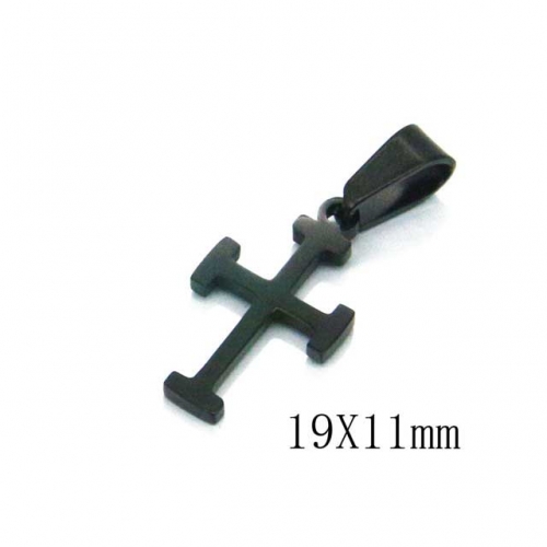 Wholesale Stainless Steel 316L Cross Pendants NO.#BC70P0576IS