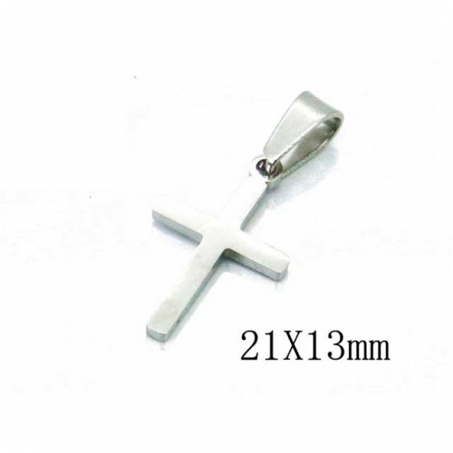 Wholesale Stainless Steel 316L Cross Pendants NO.#BC70P0617HLE