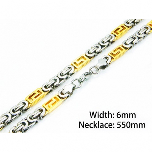 Wholesale Stainless Steel 316L Byzantine Chains NO.#BC08N0067HOD