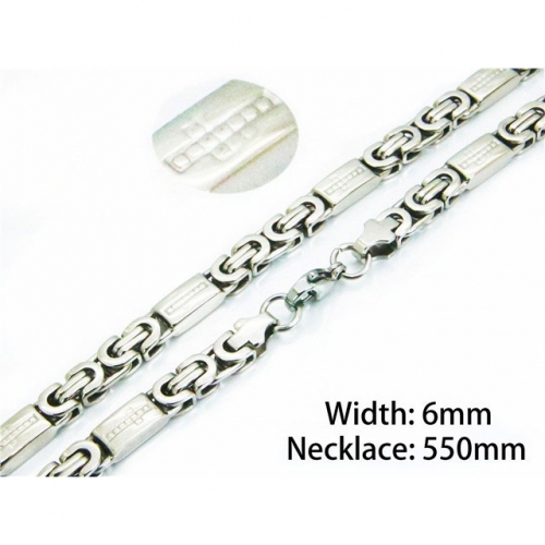 Wholesale Stainless Steel 316L Byzantine Chains NO.#BC08N0045HJY