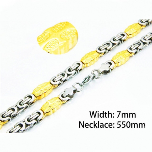 Wholesale Stainless Steel 316L Byzantine Chains NO.#BC08N0034HOD