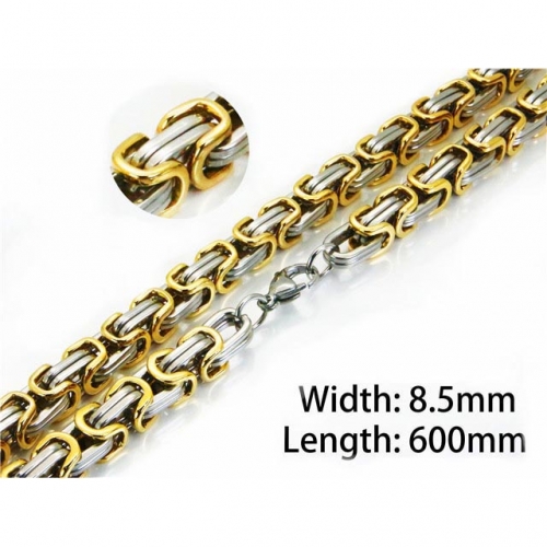 Wholesale Stainless Steel 316L Byzantine Chains NO.#BC40N0853IXX