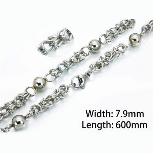 Wholesale Stainless Steel 316L Byzantine Chains NO.#BC40N0643HOW