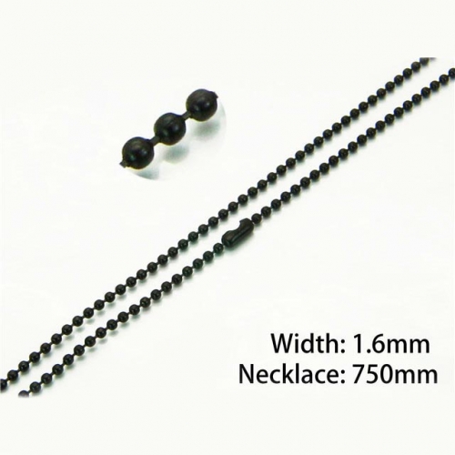 Wholesale Stainless Steel 316L Bead Chain NO.#BC70N0410IO