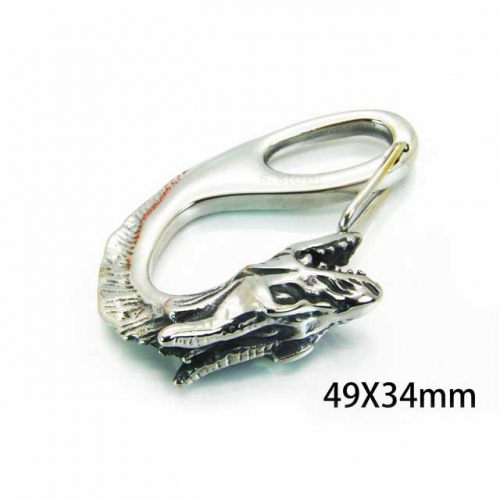 Wholesale Stainless Steel 316L Keychain NO.#BC22P0335HOG