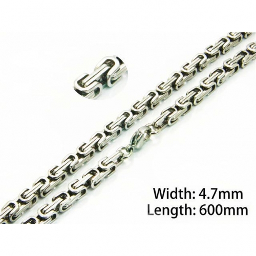 Wholesale Stainless Steel 316L Byzantine Chains NO.#BC40N0804HRR